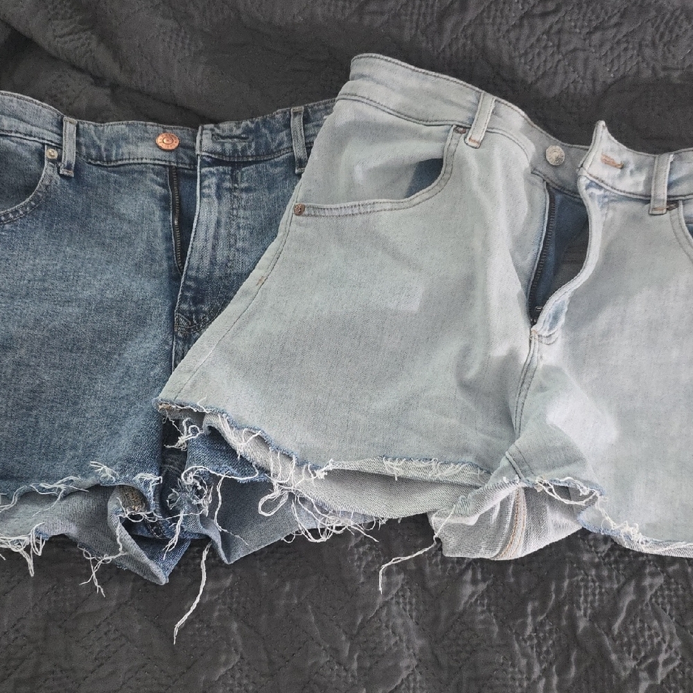 2 Pairs Of Express Denim Shorts